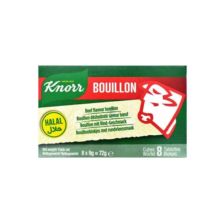 Knorr Beef Bouillon Cubes Halal 8x 9g